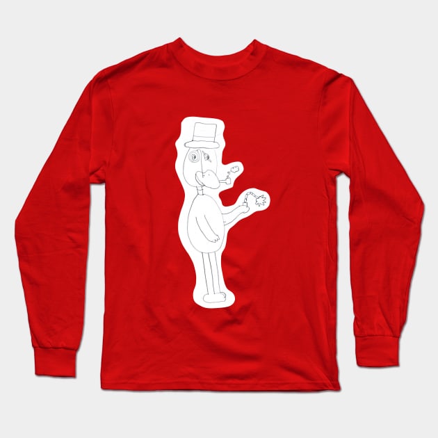 Vintage Duck Long Sleeve T-Shirt by 8bitmonkey